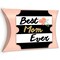 Big Dot of Happiness Best Mom Ever - Favor Gift Boxes - Mother's Day Party Large Pillow Boxes - Set of 12